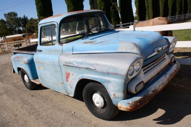 1958 Chevrolet Apache Short Bed, Factory V8, Factory Hydromatic Trans 1958 Chevrolet Other Pickups Factory V8, Factory Hydramatic Trans