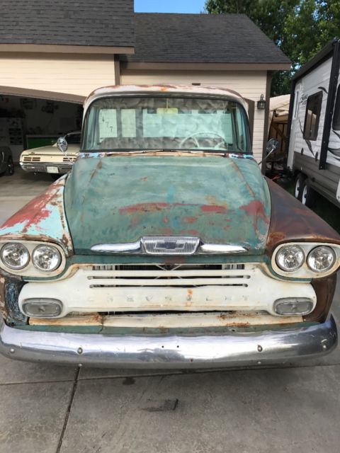 1958 Chevrolet Apache Step Side Bug Back Window 1958 Chevrolet Other Pickups 3100