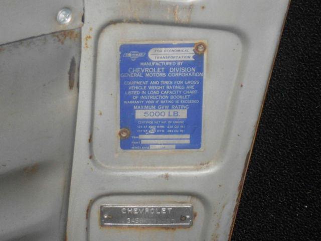 1958 Chevrolet Other Pickups 3200 Standard Cab Pickup 2-Door - photo 8