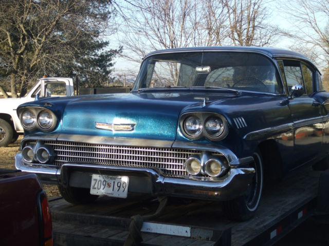 1958 Chevrolet Bel Air Base Hardtop 2-Door 283 motor Automatic 1958 Chevrolet Bel Air/150/210