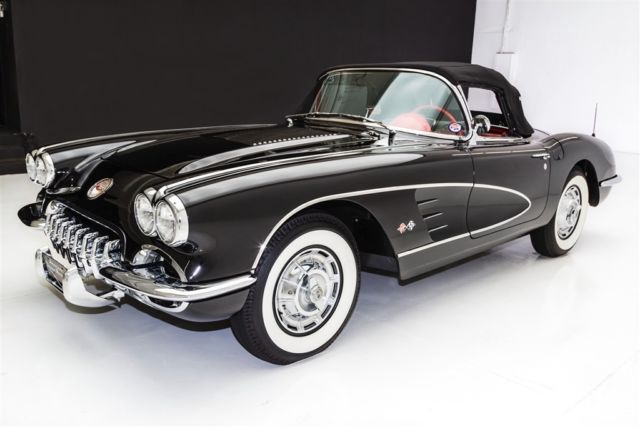 1958 Chevrolet Corvette Black & Red Frame-Off - photo 8