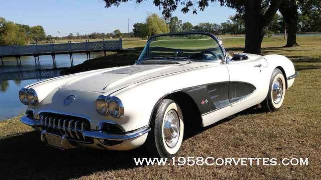 1958 Chevrolet Corvette Convertible 2-Door with NEW Soft-Top, 283 engine, NICE! 1958 Chevrolet Corvette Base Convertible 2-Door
