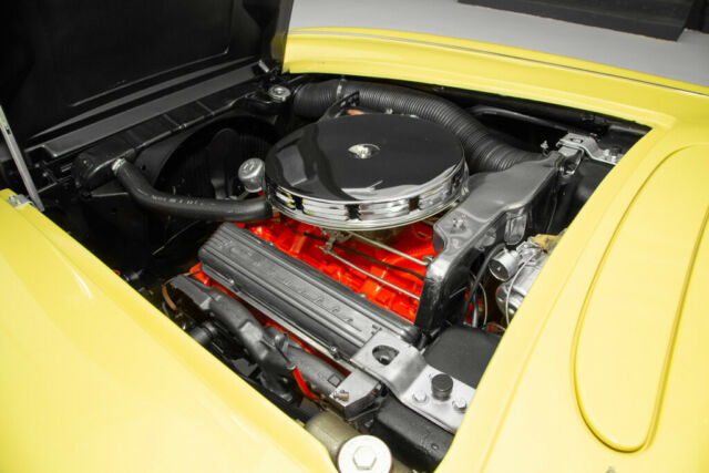 1958 Chevrolet Corvette Convertible, Yellow/Black, 283, Automatic - photo 3