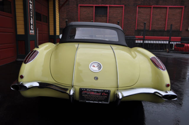 1958 Chevrolet Corvette Extemely Rare Panama Yellow 1958 Corvette! - photo 6