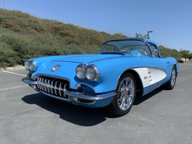 1958 Chevrolet Corvette No trim field 2893 Miles Blue Convertible 6 Speed Manua 1958 Chevrolet Corvette No trim field