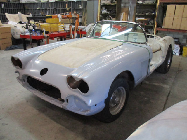 1958 CHEVROLET CORVETTE PROJECT CAR ROUGH! RESTO-MOD 1958 Chevrolet Corvette