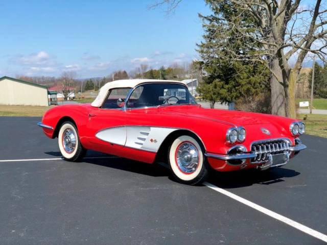 1958 Chevrolet Corvette Orig#MatchDualQuad245hp*Auto*SignetRed/Charocal* - photo 2