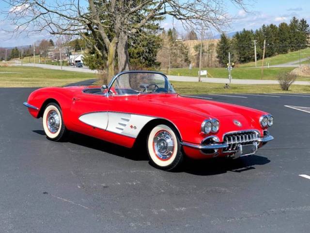 1958 Chevrolet Corvette Orig#MatchDualQuad245hp*Auto*SignetRed/Charocal* - photo 3