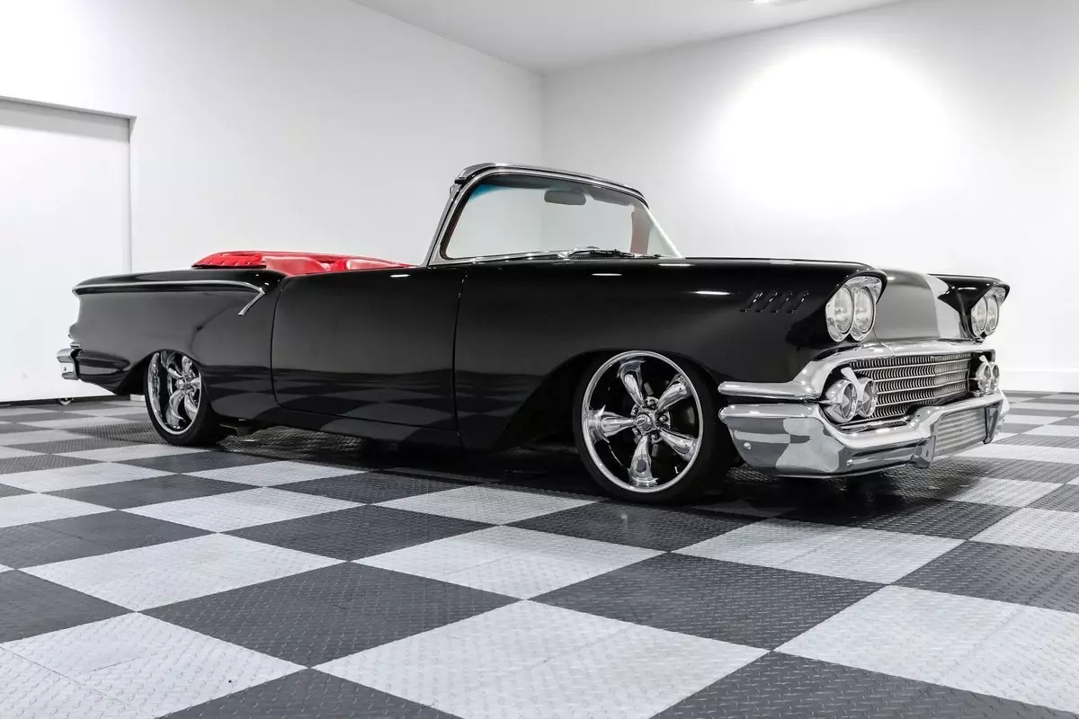1958 Chevrolet Del Ray 74099 Miles Black Coupe LS1 V8 4L60e Overdrive 1958 Chevrolet Del Ray