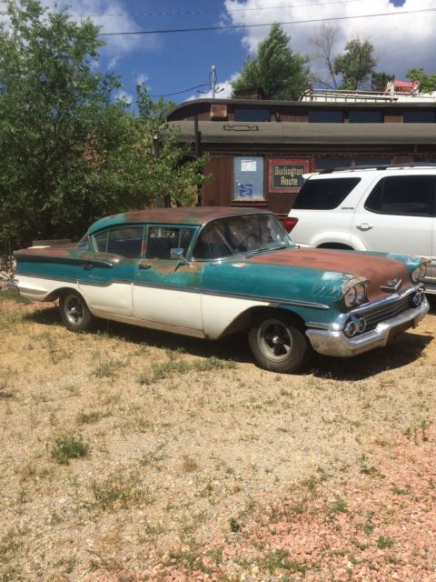 1958 Chevrolet Del Ray Original two tone 4 door No Reserve Priced below market 1958 Chevrolet Bel Air/150/210