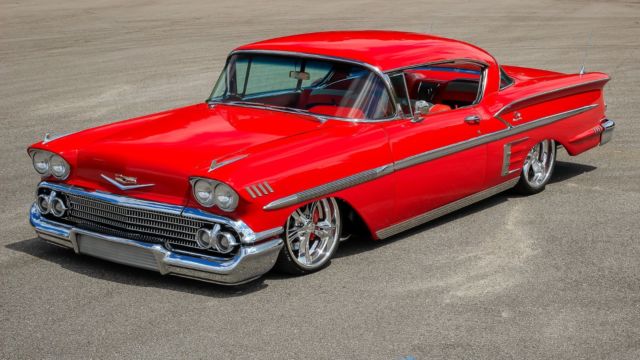 1958 Chevrolet Impala, Air ride, pro touring, LSX, fuel injected, 1959 1960 1958 Chevrolet Impala Impala
