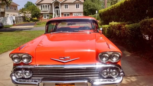 1958 Chevrolet Impala Sport Coupe - Rio Red -Restored 1958 Chevrolet Impala Sport Coupe
