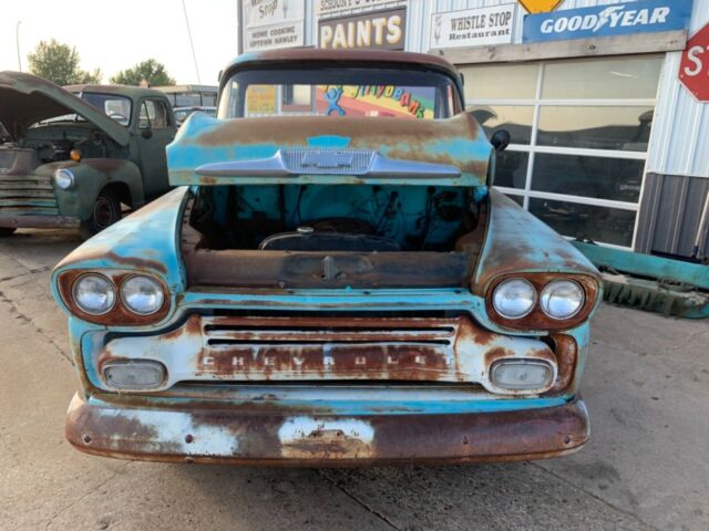 1958 Chevrolet pick up 3200 1/2 ton long box 400 motor running Big Back Window 1958 Chevrolet Other Pickups