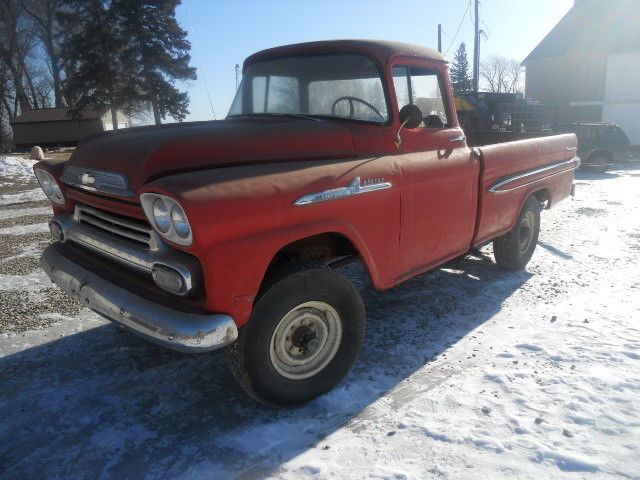 1958 chevy apache big back window Napco 4x4 1958 Chevrolet Other Pickups