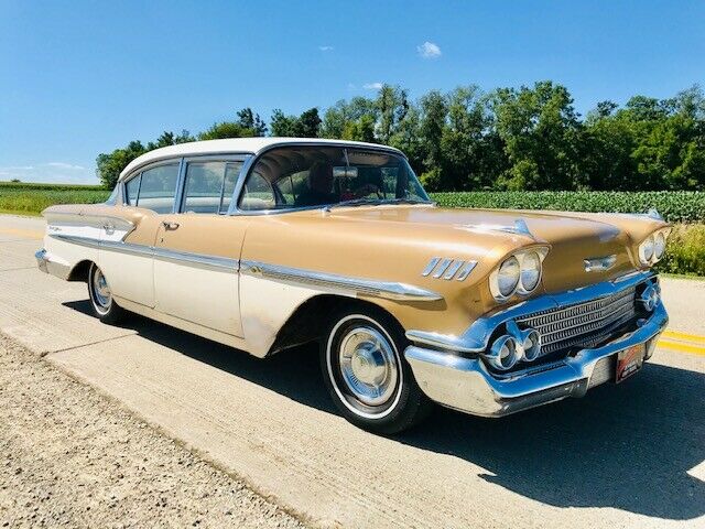 1958 Chevrolet Bel Air/150/210 HD VIDEO Daily Driver Survivor 2 owner - photo 11