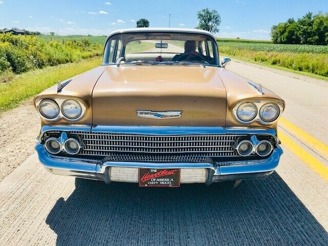 1958 Chevrolet Bel Air/150/210 HD VIDEO Daily Driver Survivor 2 owner - photo 7