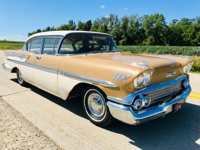 1958 Chevrolet Bel Air/150/210 HD VIDEO Daily Driver Survivor 2 owner - photo 8