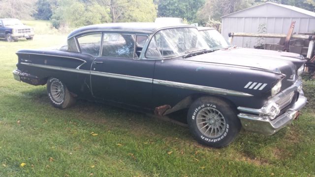 1958 CHEVY BELAIR 2 DOOR HARDTOP PROJECT CAR/RAT ROD 1958 Chevrolet Bel Air/150/210