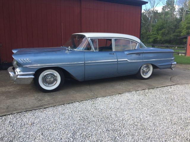 1958 Chevy Biscayne 58 Chevrolet--survivor car, original including paint 1958 Chevrolet Impala Biscayne