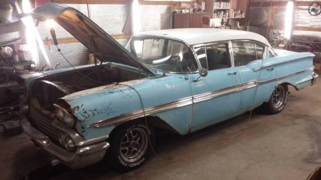 1958 Chevy Chevrolet Biscayne Rat Rod 283 Powerglide Auto Restoration Project 1958 Chevrolet Impala Biscayne