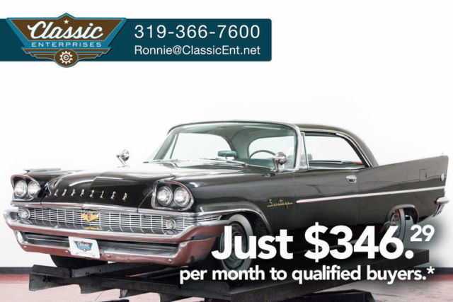 1958 Chrysler Saratoga 0 Black Hardtop 331 V8 3 Speed Automatic 1958 Chrysler Saratoga --