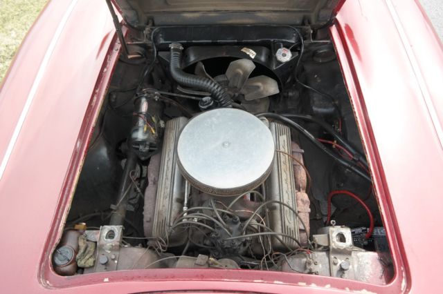1958 Chevrolet Corvette 1958 Corvette Burgandy/Black Convertible Driver - photo 5