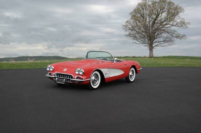1958 Corvette Convertible *FreshFrameOffRestored*#sMatch290hpFuelie*4spd*Red/Blk 1958 Chevrolet Corvette FreshFrameOffRestoration#sMatch290hpFuelie