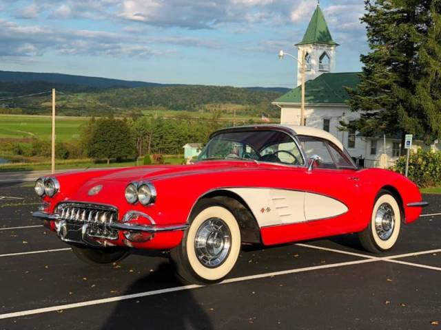 1958 Corvette Convertible *Red/Black*HardtopOnly*NOM*4Spd*L@@K 1958 Chevrolet Corvette