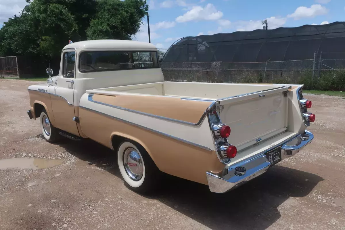 1958 DODGE D100 SWEPTSIDE PICKUP. RARE EARLY 58 W/SINGLE HEADLIGHTS. 1958 Dodge Other Pickups