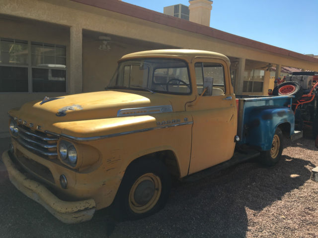 1958 Dodge D100 Yellow, Good Condition, Runs and Drives 1958 Dodge Other Pickups