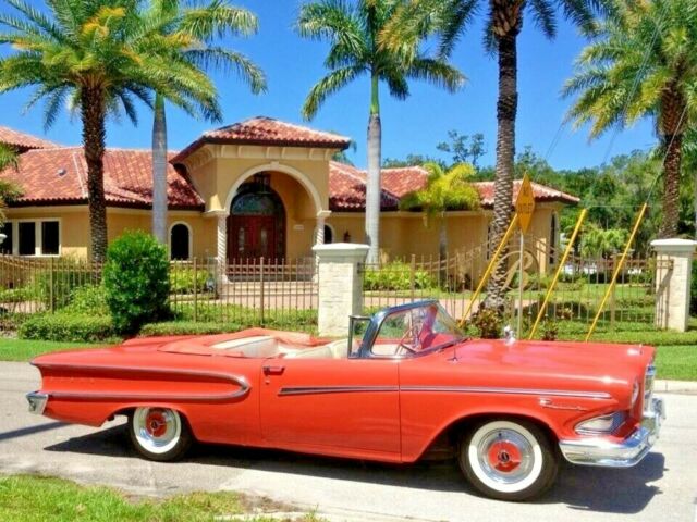 1958 Edsel Pacer Convertible, only 55,087 miles , garage kept , 3 owner 1958 Edsel Pacer Pacer Convertible