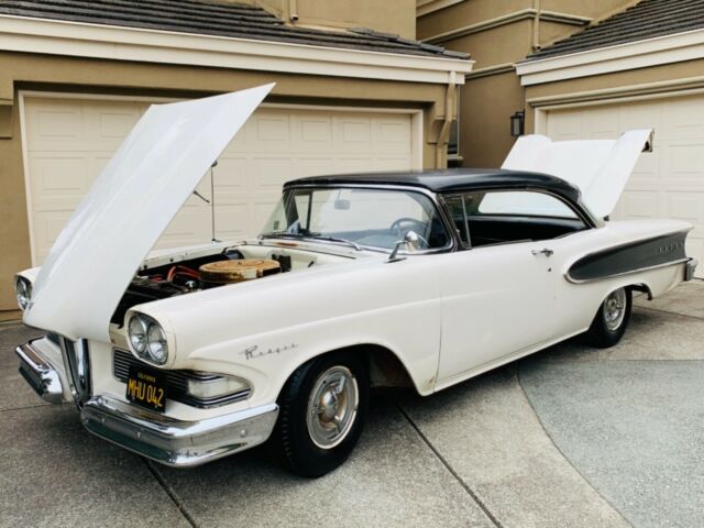 1958 Edsel Ranger N WHITE VINYL/BLACK CLOTH - photo 12