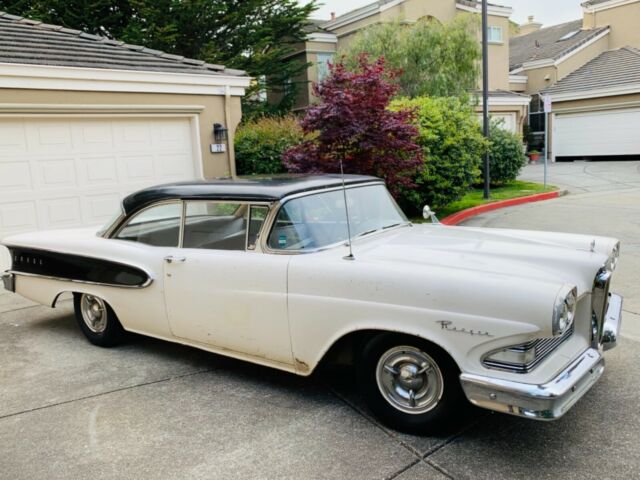 1958 Edsel Ranger N WHITE VINYL/BLACK CLOTH - photo 4