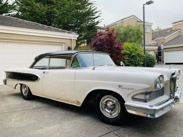 1958 Edsel Ranger N WHITE VINYL/BLACK CLOTH - photo 8