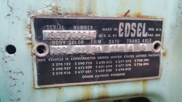 1958 Edsel Villager 6 Passenger Wagon - photo 7