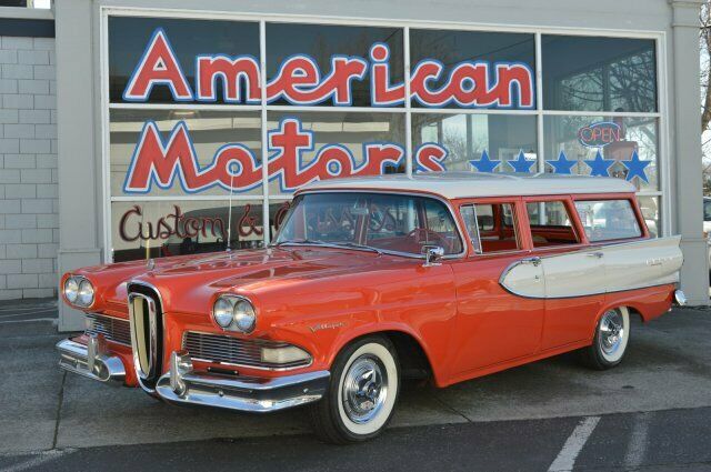 1958 Edsel Villager Wagon Beautiful Restoration, Gorgeous Time Capsule Red Aut 1958 Edsel Villager Wagon Beautiful Restoration, Gorgeous Time Capsule