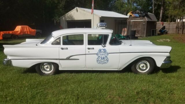 1958 Ford Custom 300 Police Fordor Sedan 1958 Ford Custom 300 Police Interceptor