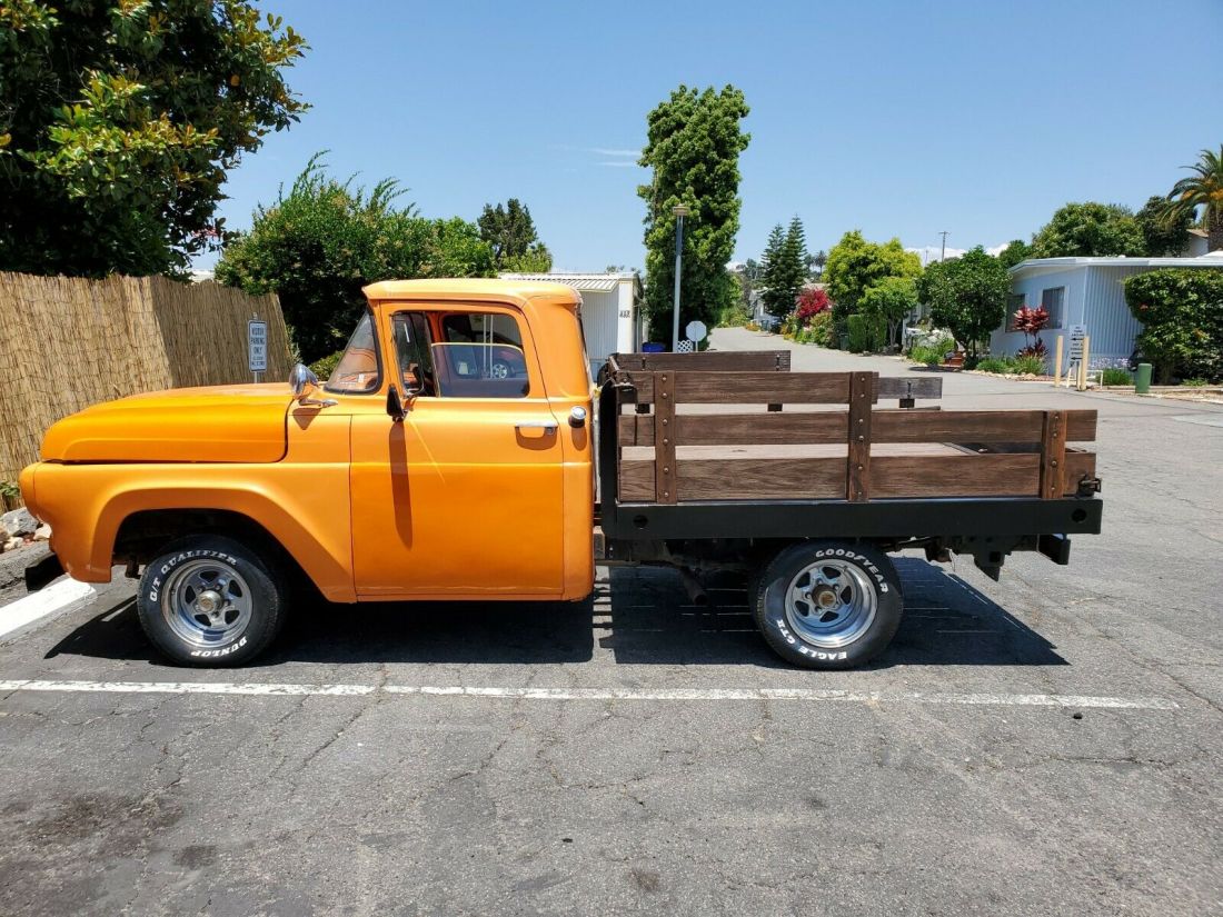 1958 Ford F-100 Flatbed Stakebed Custom 1958 Ford F-100