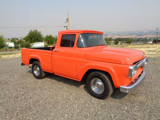 1958 Ford F100 Factory Short Wide Bed 2WD SWB 351C C6 1958 Ford F-100 Custom
