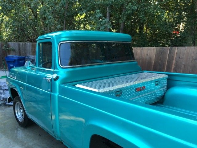 1958 Ford F-100 fleet side short bed big back window with a/c - photo 12
