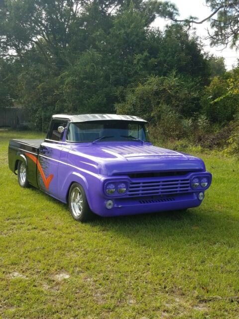 1958 Ford F100 / Full Custom / Chop Top / Big Block / Hot Rod / Frame Off Restor 1958 Ford F-100