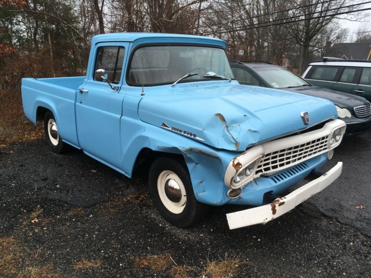 1958 Ford F100, Hot Rod, Rat Rod, repairable, Project 1958 Ford F-100