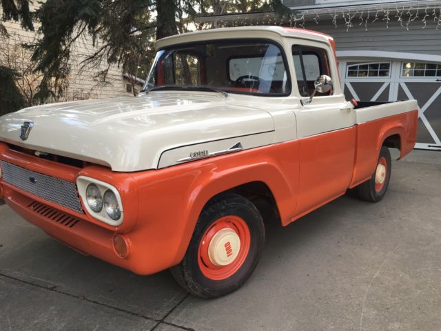 1958 Ford F100 Short Bed Pick Up Truck Very Solid Western Truck No Reserve 1958 Ford F-100