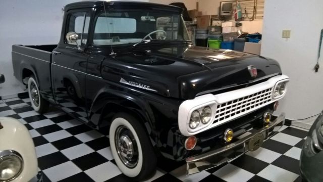 1958 Ford F100 Short Bed V8 Pickup 1958 Ford F-100 CUSTOM CAB