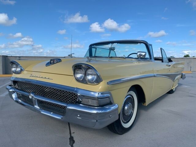 1958 Ford Fairlane 2 door convertible 88,000 Miles Yellow Select Automatic 1958 Ford Fairlane 2 door convertible