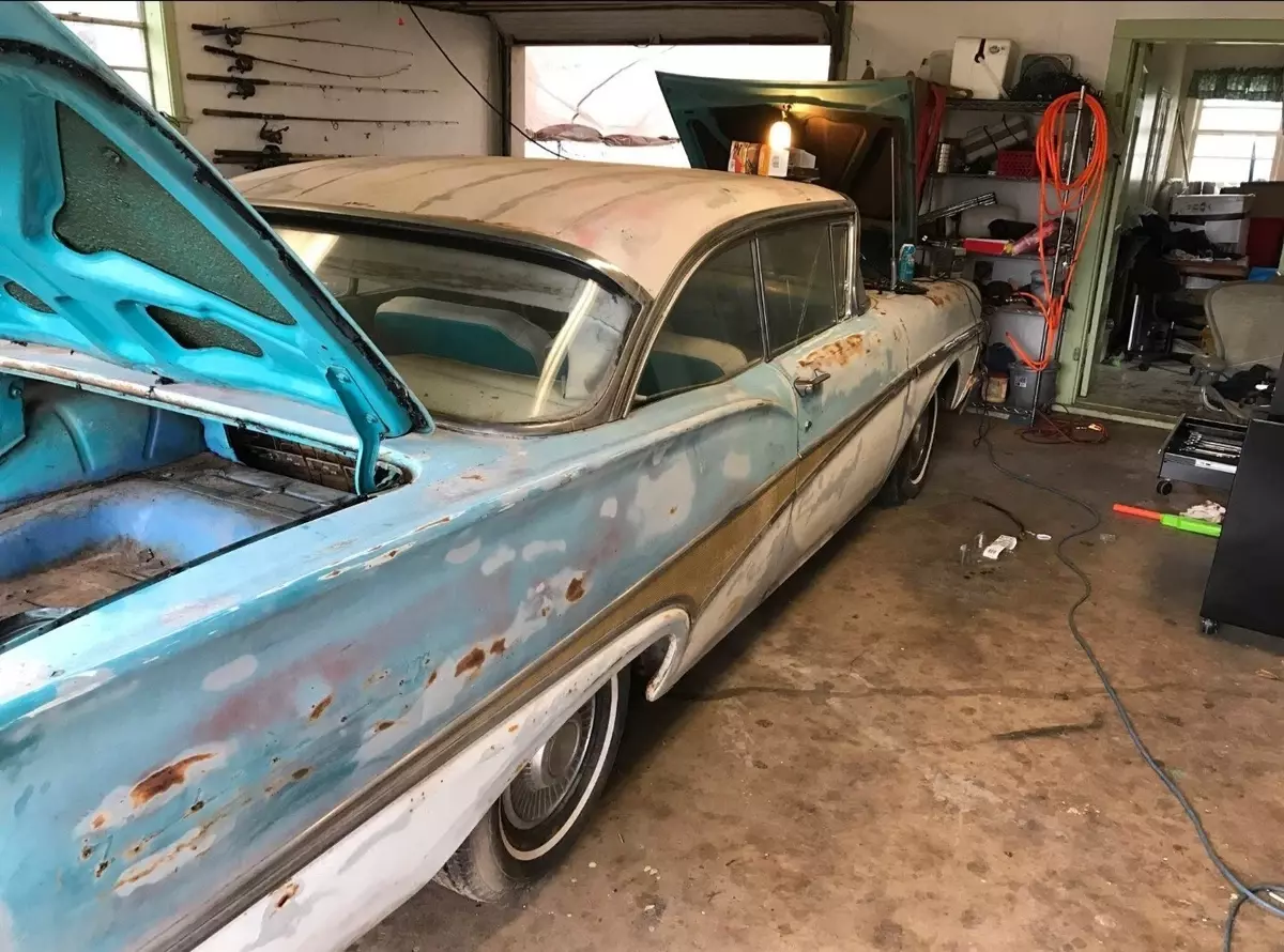 1958 Ford Fairlane Coupe Blue 1958 Ford Fairlane