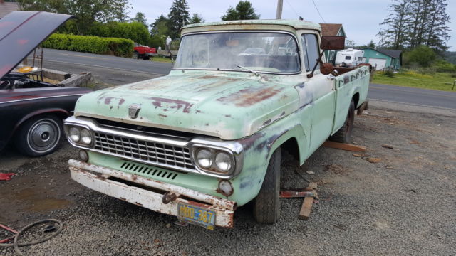 1958 ford pickup f250 58000 original mile farm truck beautiful 5 speed stick 292 1958 Ford F-100 Custom cab