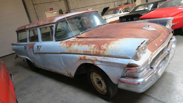 1958 FORD RANCH WAGON RANCH WAGON PROJECT CAR! 1958 Ford RANCH WAGON RANCH WAGON PROJECT CAR!