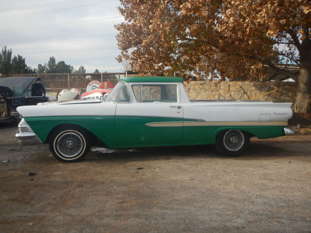 1958 FORD RANCHERO 302 AUTO PROJECT CAR 1957 FAIRLANE HOT ROD BARN FIND LOOK 1958 Ford Ranchero Fairlane Trim