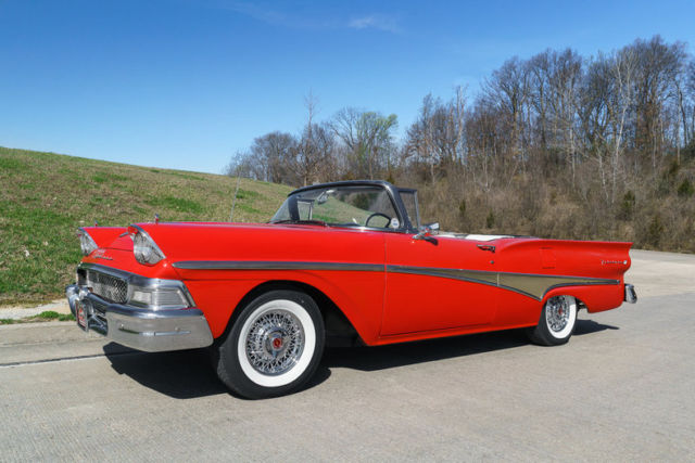 1958 Ford Skyliner Retractable Hardtop Chrome Wire Wheels High Optioned 1958 Ford Skyliner Retractable